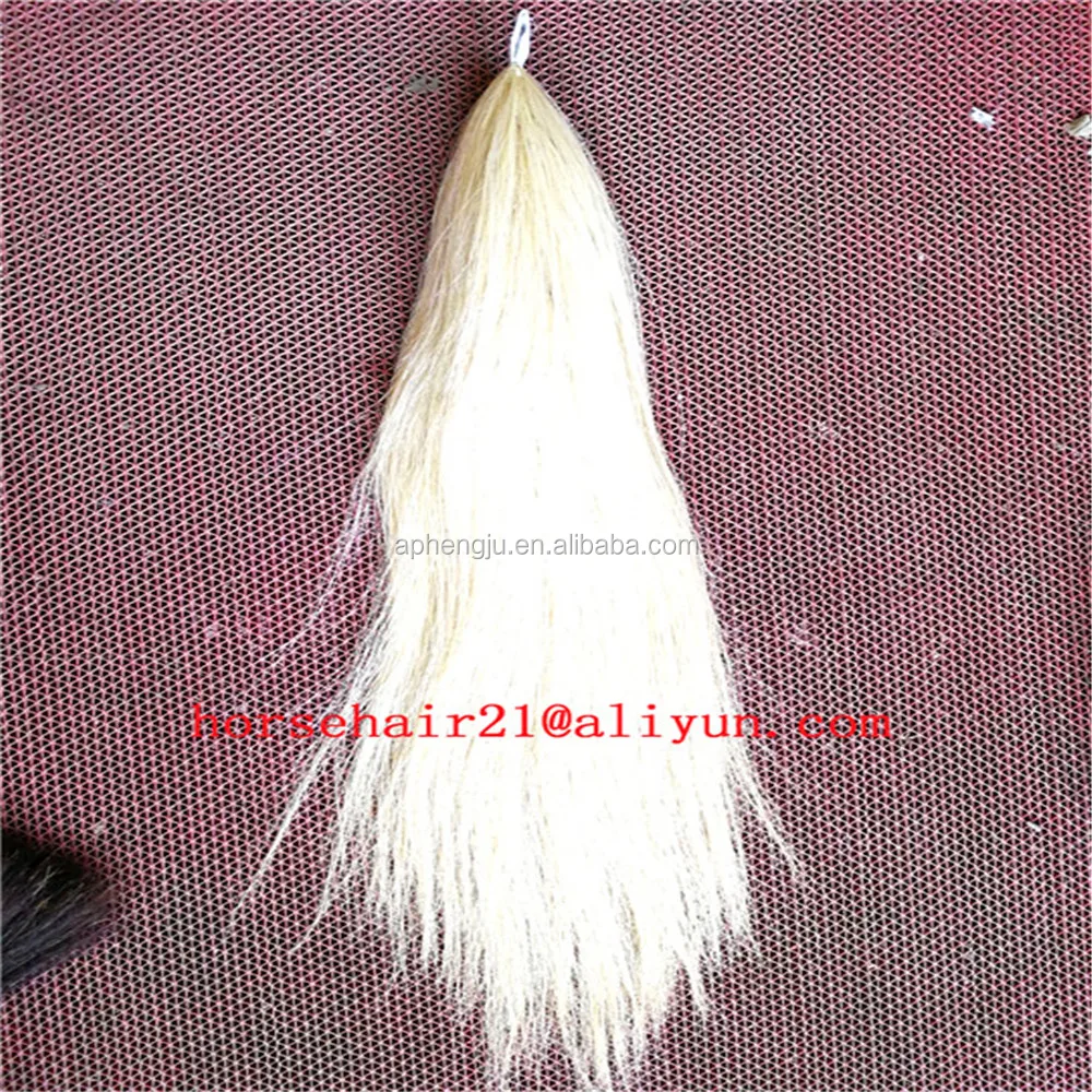 Unbleached Stallion 78cm Horse Tail Hair For Violin Bow,80cm Hank Bow