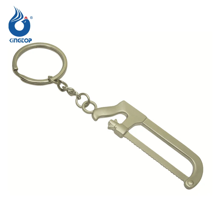 1pc Mini Sliding Gauge Keychain Portable Tool Zinc Alloy Keyring