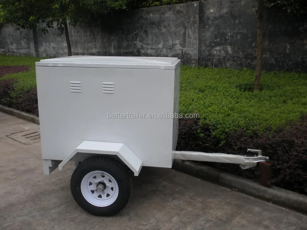 Powder Coated 4X4 Small Enclosed Dog Trailer