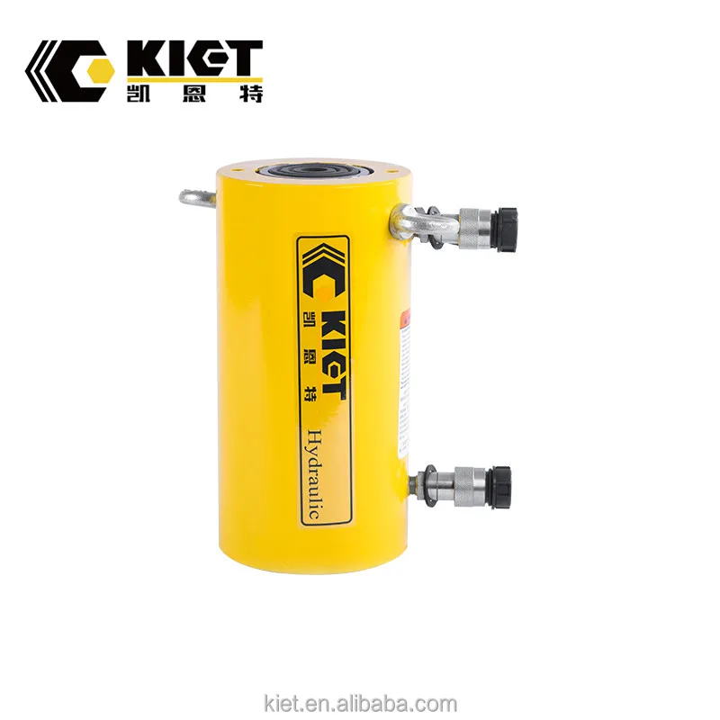 800 Ton Double Acting Ultra-Thin Hydraulic Jack 300mm Stroke 700 Bar for Heavy Equipment Maintenance CE ISO KIET