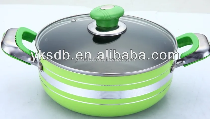 7Pcs Saladmaster Cookware with Nonstick Coating Inside and High Temperature Paint Outside