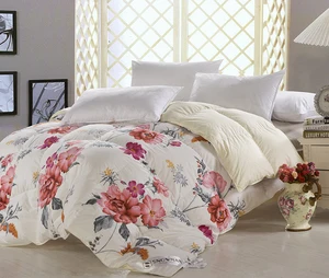 Down Comforter Latest Hotel Bedroom Stylish and Luxurious Duck Down Machine Washable Pretty Double King Size Quilt Cover Set