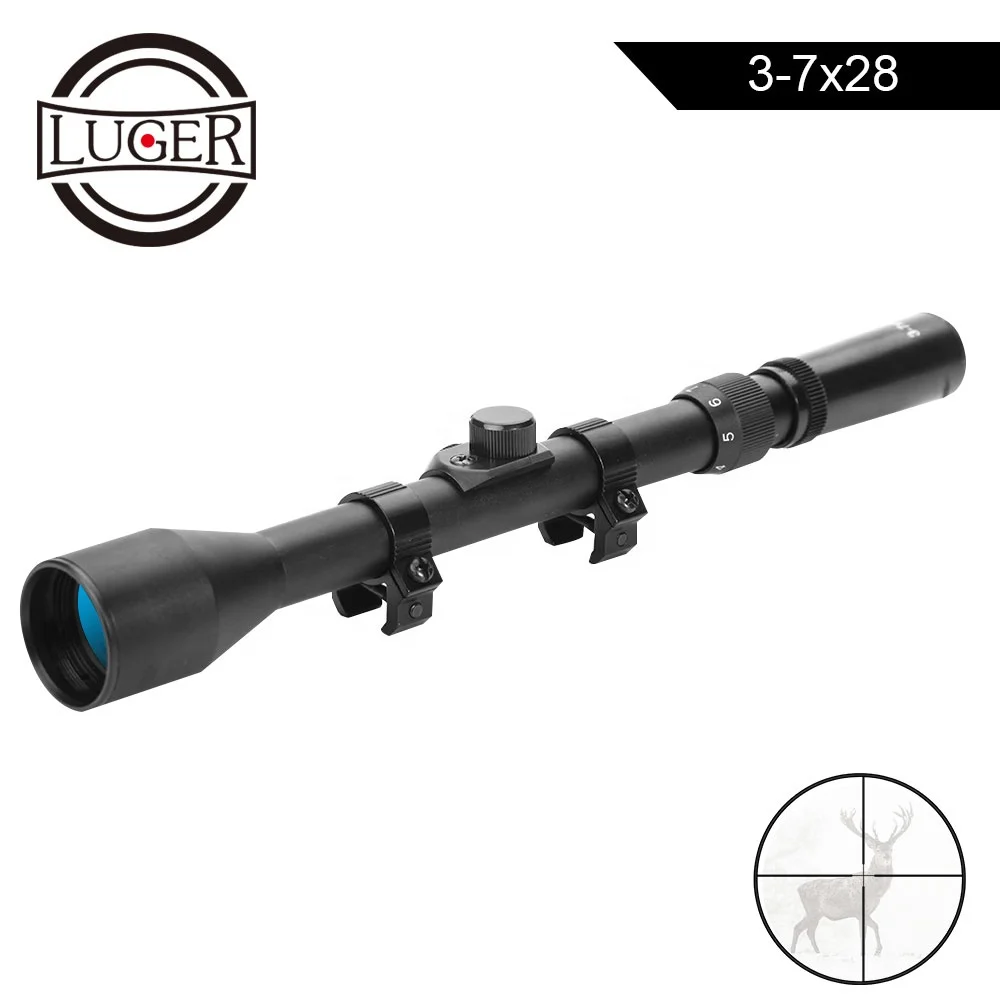 LUGER 7x28 Professional Telescopic Scope Optic Sights