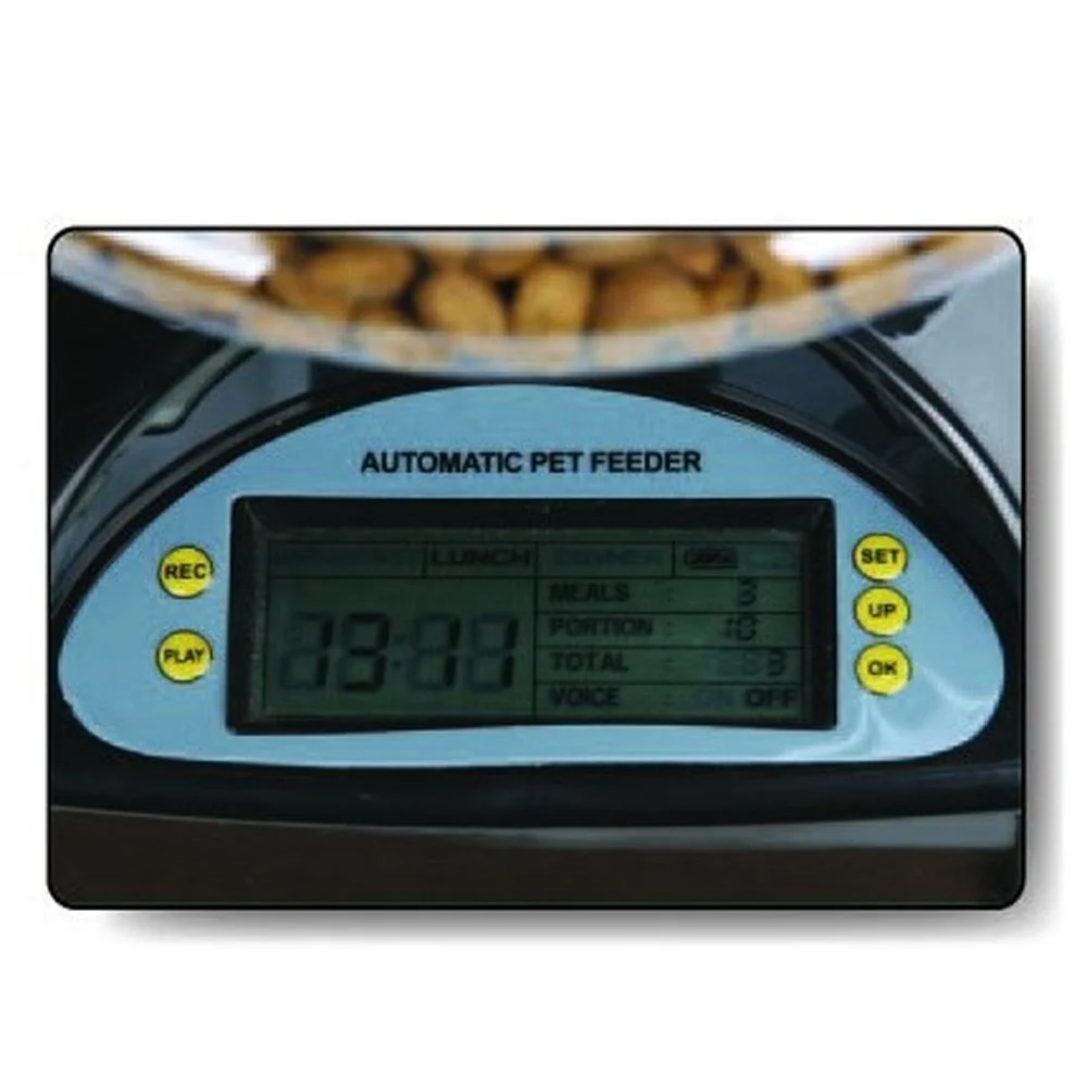 Smart Automatic Feeders with Automatic Cat Feeders and Voice Recordable Automatic Pet Feeder