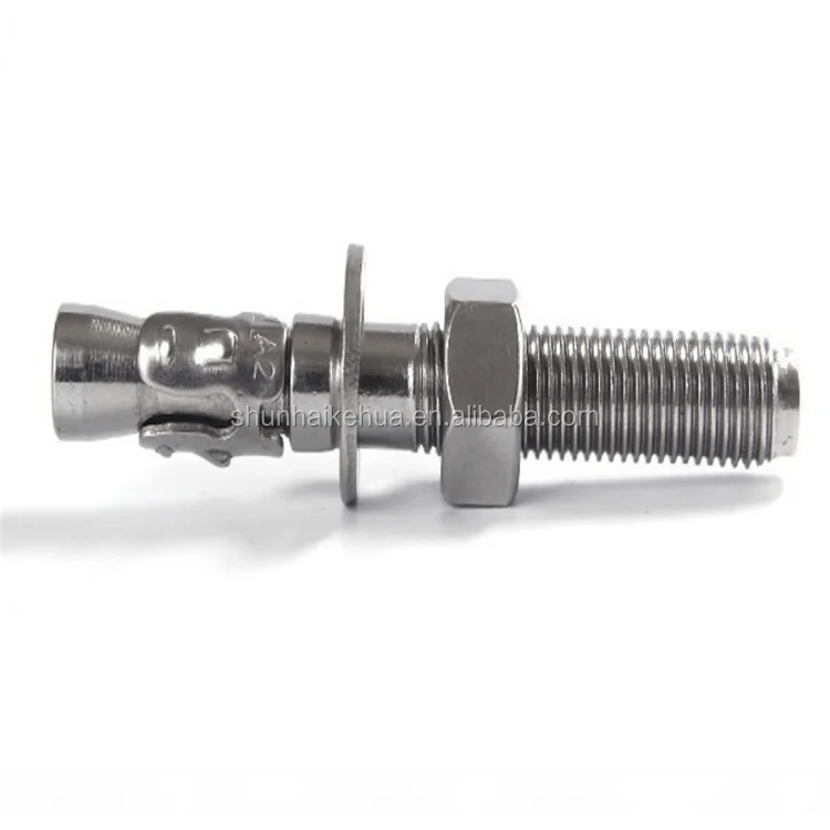 Made in China Concrete Fasteners Anchor Bolts M12 Stainless Steel Wedge Anchor
