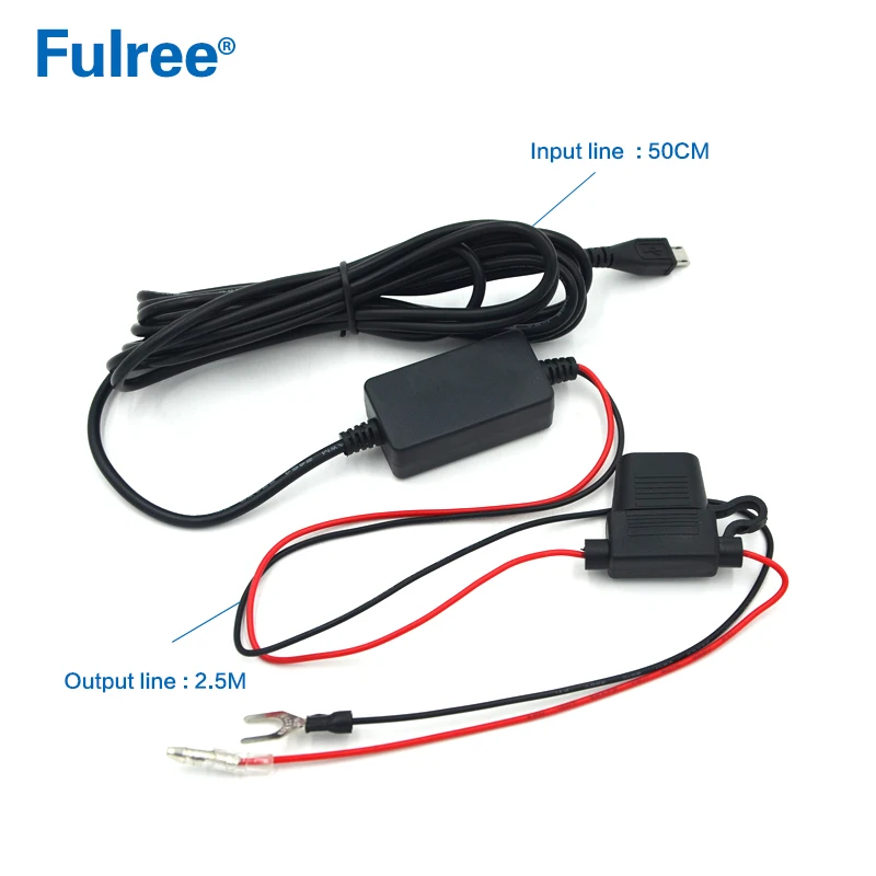 2 x DC2.5 to USB Power Cable for DSLR Rig Boost Voltage, Power