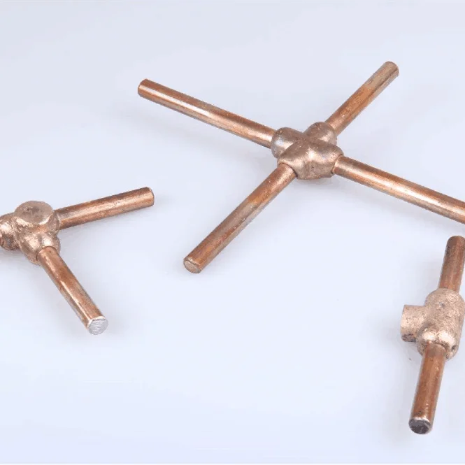 Hexagon Solid Copper Clad Earth Rod for Earthing System Copper Earth bar