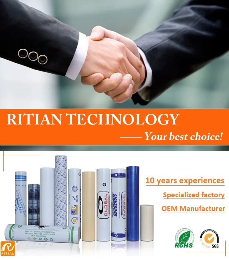 White Automotive Protective Film 1200 mm Width 100 m Length ISO9001:2008 Certified for Car Paint Protection