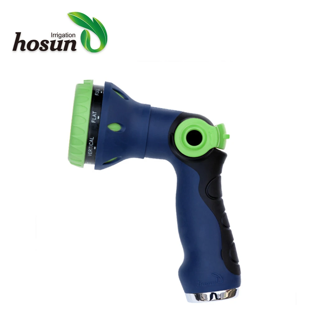 Thumb Control 8 Pattern Garden Hose Nozzle