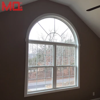 Aluminum Top Arch Half Moon Windows With Fixed Window On Top - Buy Half ...