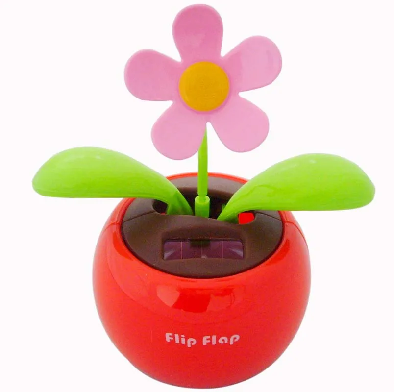 Горячая Распродажа экологически чистый пластиковый Бестселлер танцующий цветок на солнечных батареях с логотипом OEM