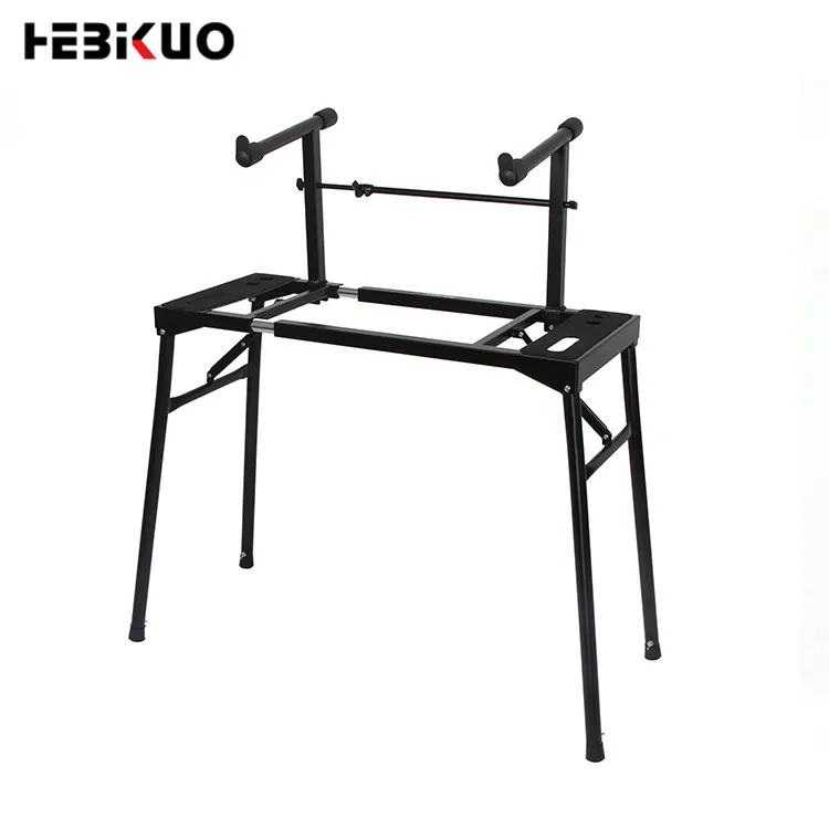 Lightweight Double Tier Electronic Keyboard Stand for Studio & Stage Musical Instrument Accessories