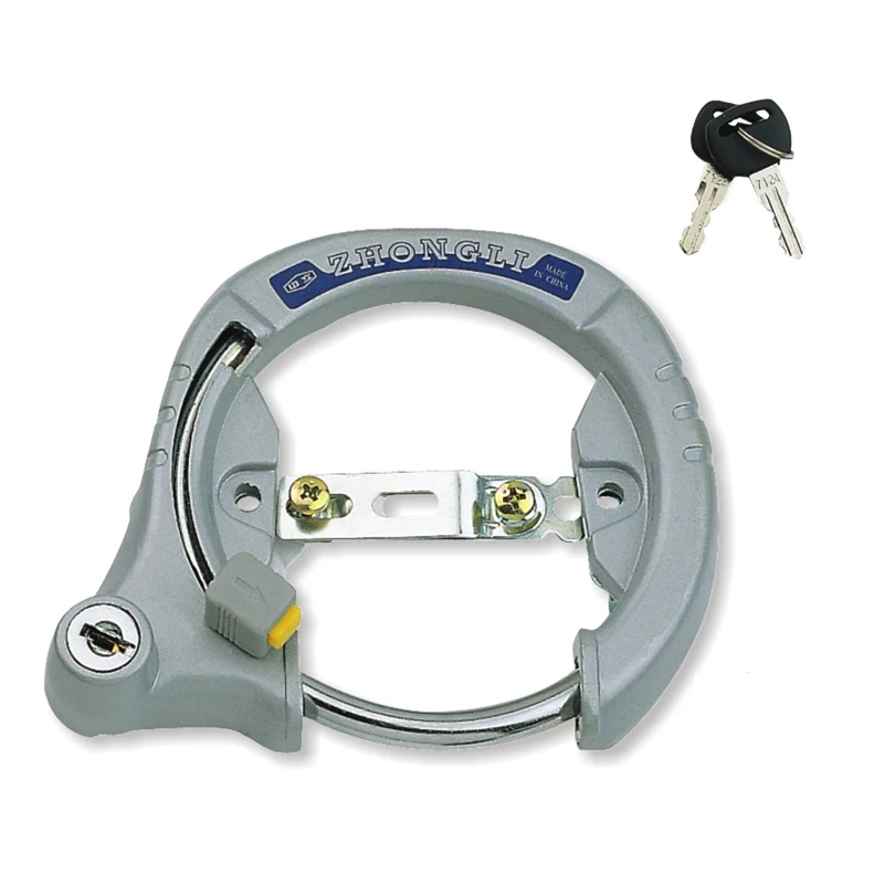 ZOLi безопасность хранения железный + ABS велосипед Анти-Железный Замок Велосипедные замки рамы с ключом 88309