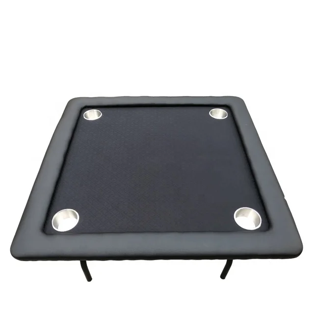 Складной портативный квадратный стол для покерных карт, 1 метр, 4 человека