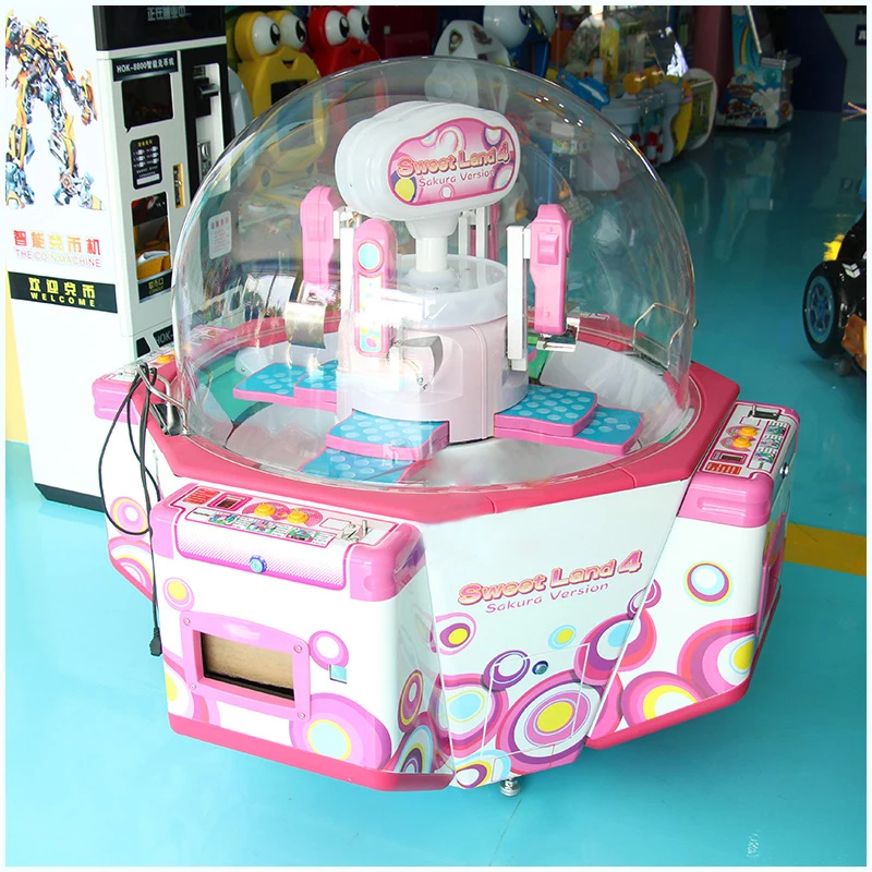 人生ゲームキャンディ　ピンク キッズコイン式スウィートランド4ミニキャンディークレーン