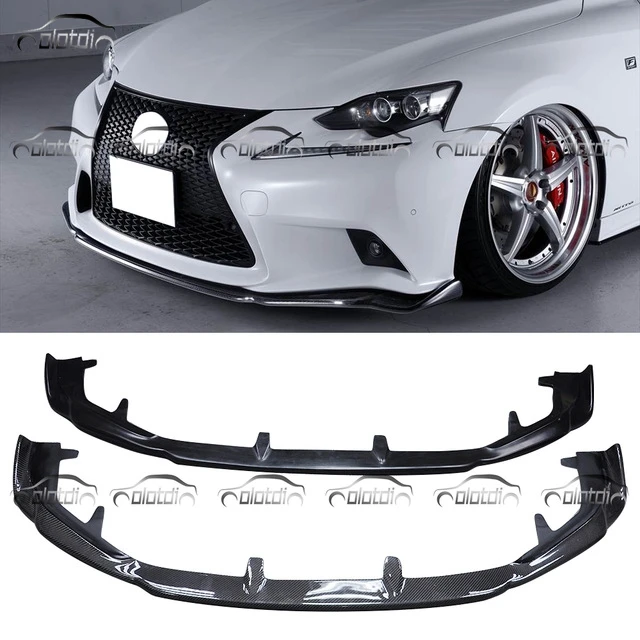 Bumpers & Parts Carbon Fiber Addon Front Lip fit 20132015 LEXUS IS250