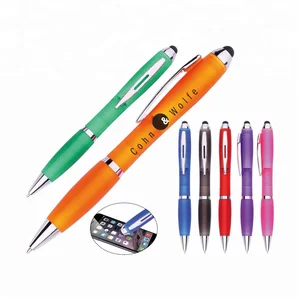 Special Offer Wholesale Plastic Pen Advertising Capacitor Pen Factory Direct Printable Logo Stylus Ball Pen