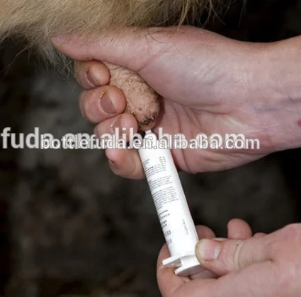 Single Use Disposable White Dose Syringe Veterinary Cow Mastitis Intramammary Influsion Treating Syringes From China