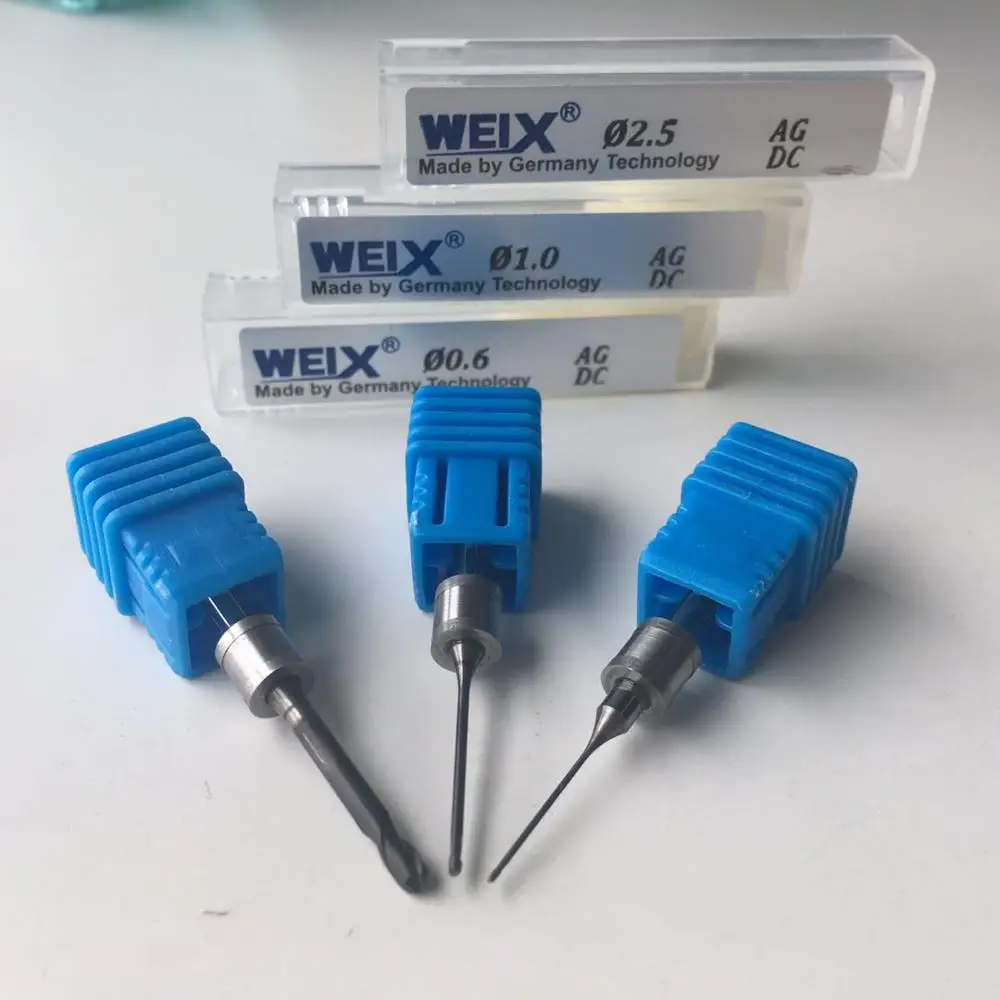 Weix Sharpener Tungsten Carbide Cadcam Zirconia Blocks Dental Burs with Altincoating Surgical Instrument for Amann Girrbach