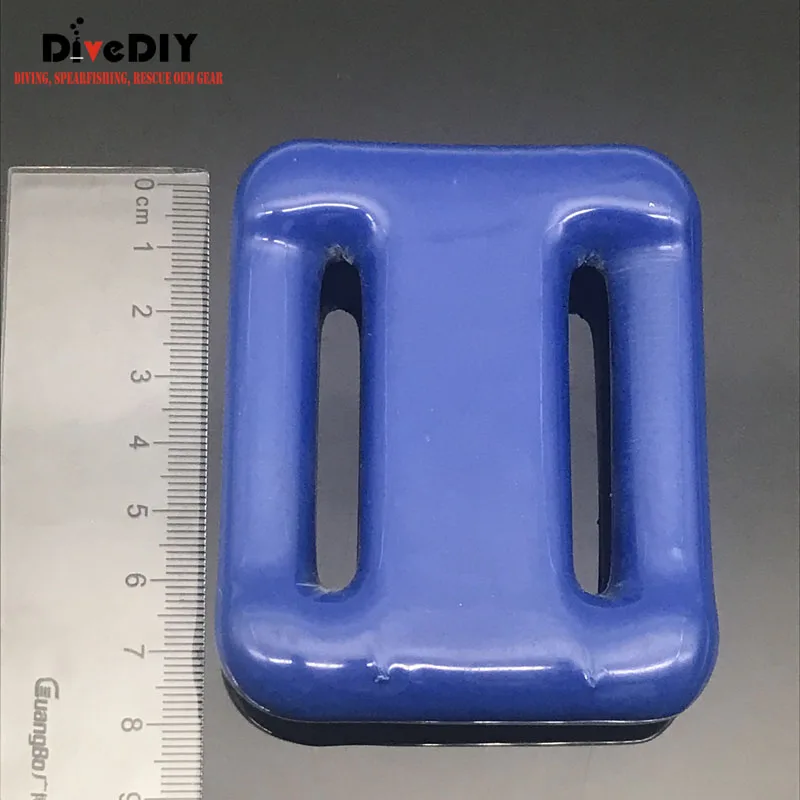 Свинцовый вес с резиновым покрытием для дайвинга с бесплатным погружением на 1 кг-2 кг