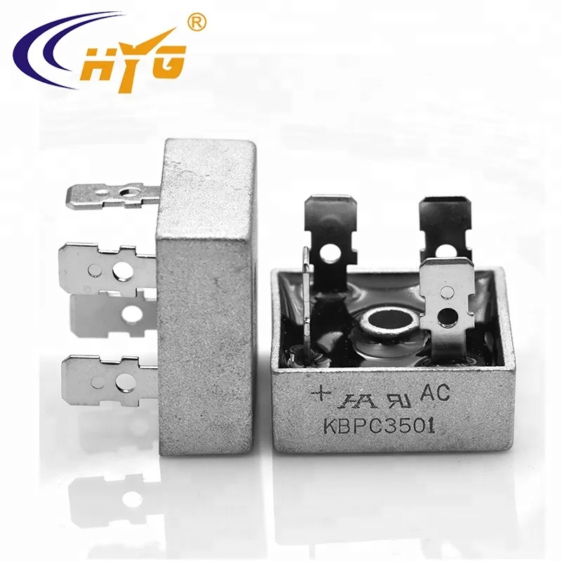 Bridge rectifier KBPC5001 diodes 50A large current large chip bridge rectifier KBPC5001 diodes
