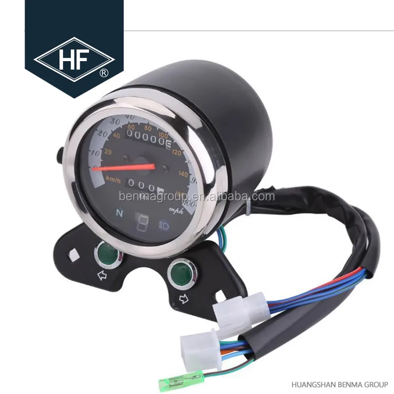 New ! Cafe Racer Mini MPH Indicator Motorcycle/Dirt Bike/Motorcross Speedometer