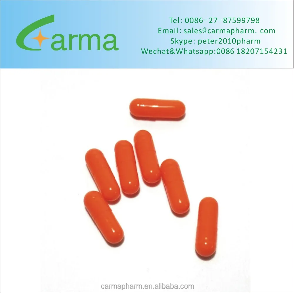 Черный красный халал твердые желатиновые капсулы Размер 0