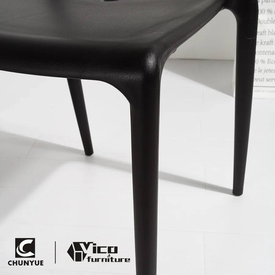 Сверхмощный стул без подлокотников для вечеринки, кафе, необычный, vip, жесткий пластиковый стул из полипропилена без рук