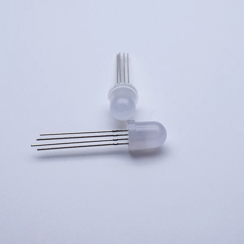 Czinelight Ultra Bright Straw Hat Led Diode Dip 4 Pins Rgb F8 8mm Light Emitting Diode Wholesale Price