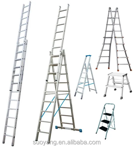 Mobile aluminum telescopic cheap ladder/extension ladders on m.alibaba.com