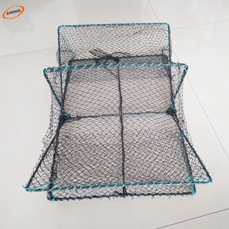 Lot De 6 Sacs Piège à Crabes ZENFUN – Maille PE, 33x20,5 Cm, Avec 6 Casiers, Pour Eau Douce Et Salée