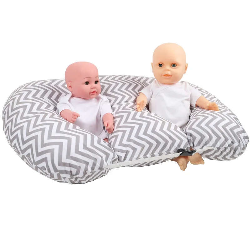 Customized Twins Baby Breastfeeding Nursing Pillows Twin Pillow Cushion
