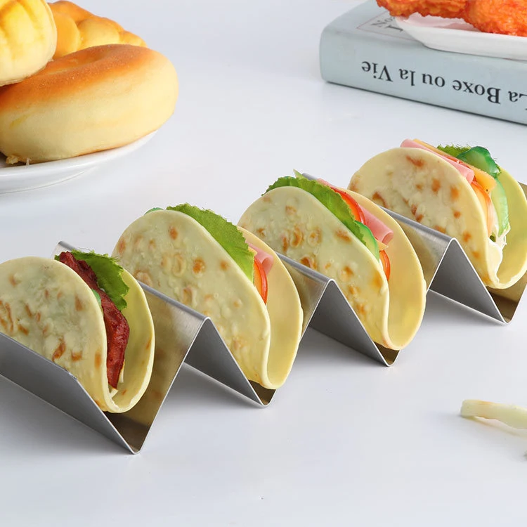  Taco Holders Stainless Steel Taco Stands Mexican Taco