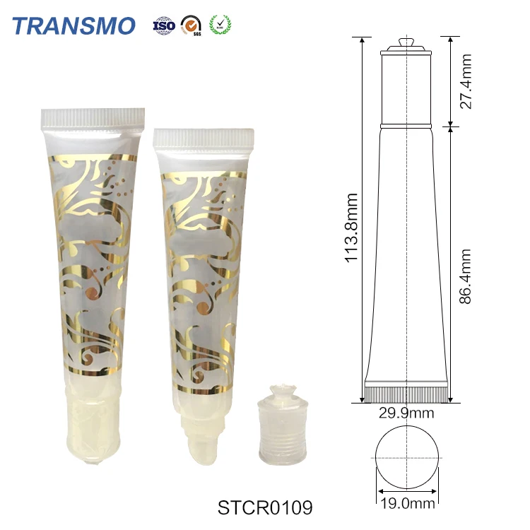 Squeeze Tubes Lip Gloss Lipstick Lip Balm Container Tubes Empty 6ml Eye