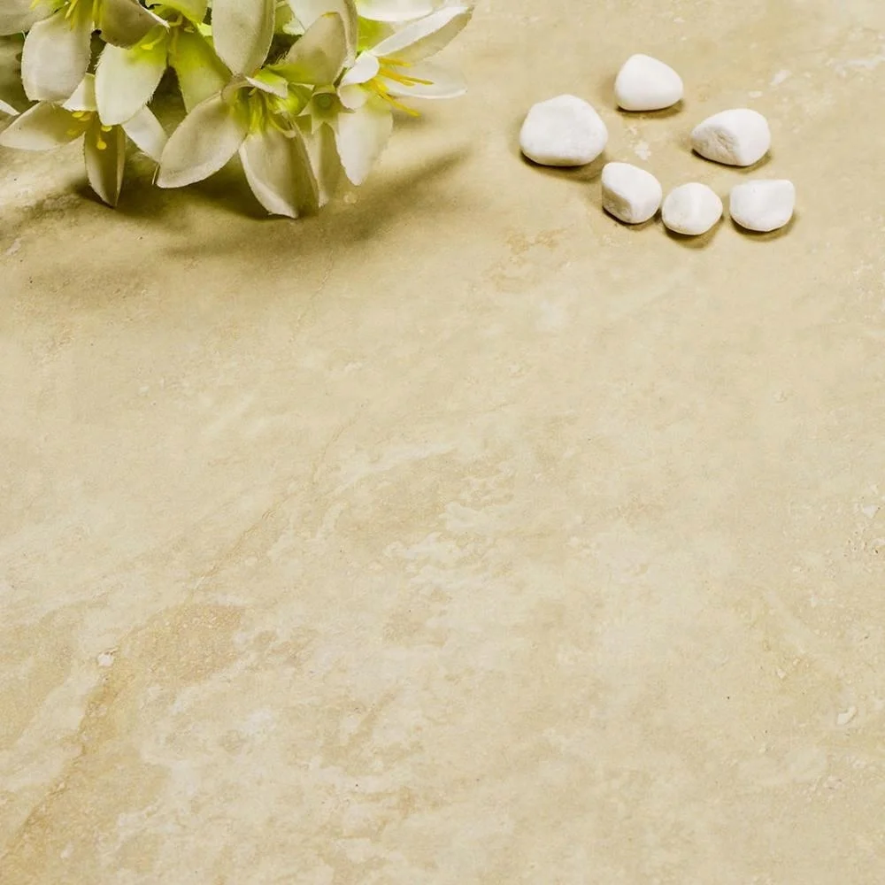 Travertine Design 2cm Thickness Floor Tile Ceramic 600x600 mm