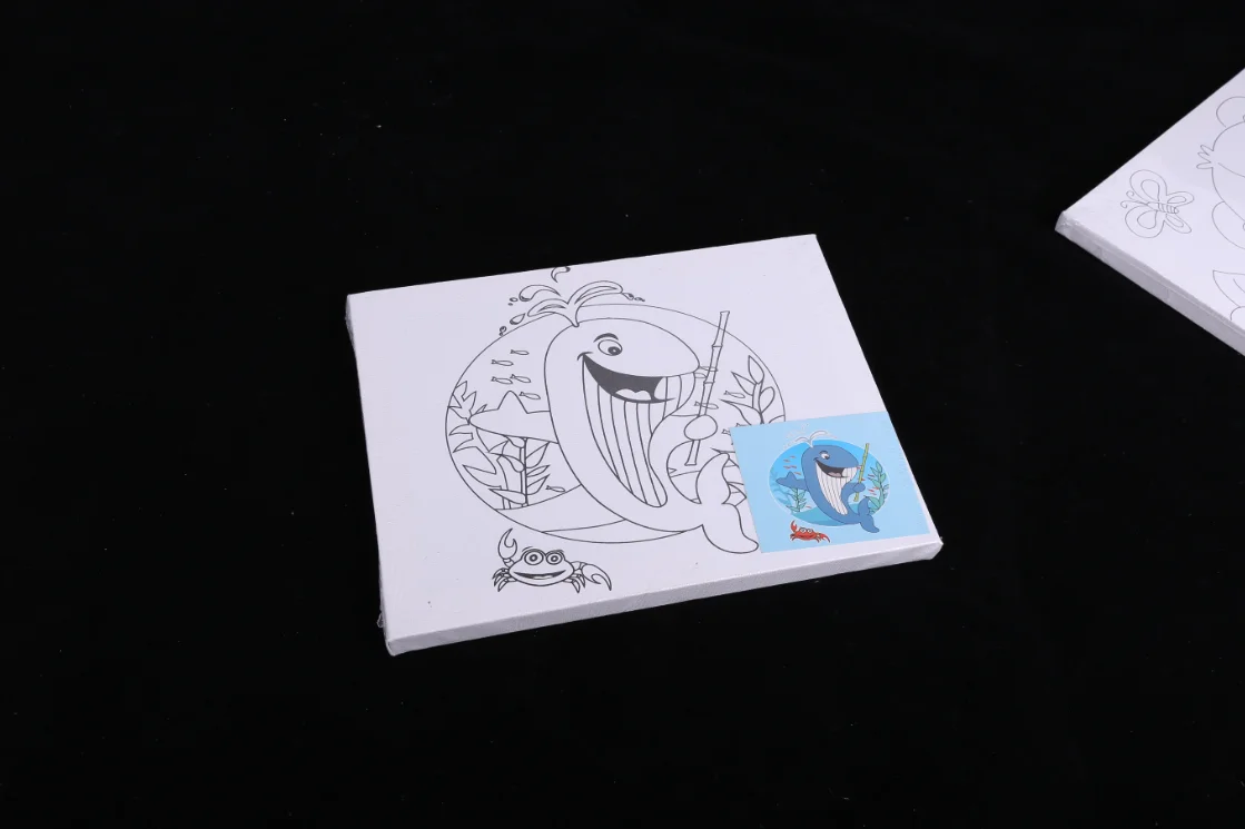 Бренд BOMEIJIA 8 цветов 20*25 см китайский профессиональный поставщик набор для рисования на холсте детей оригинальный дизайн творчества