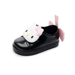 2019, милые дизайнерские детские сапоги-желе из ПВХ для девочек