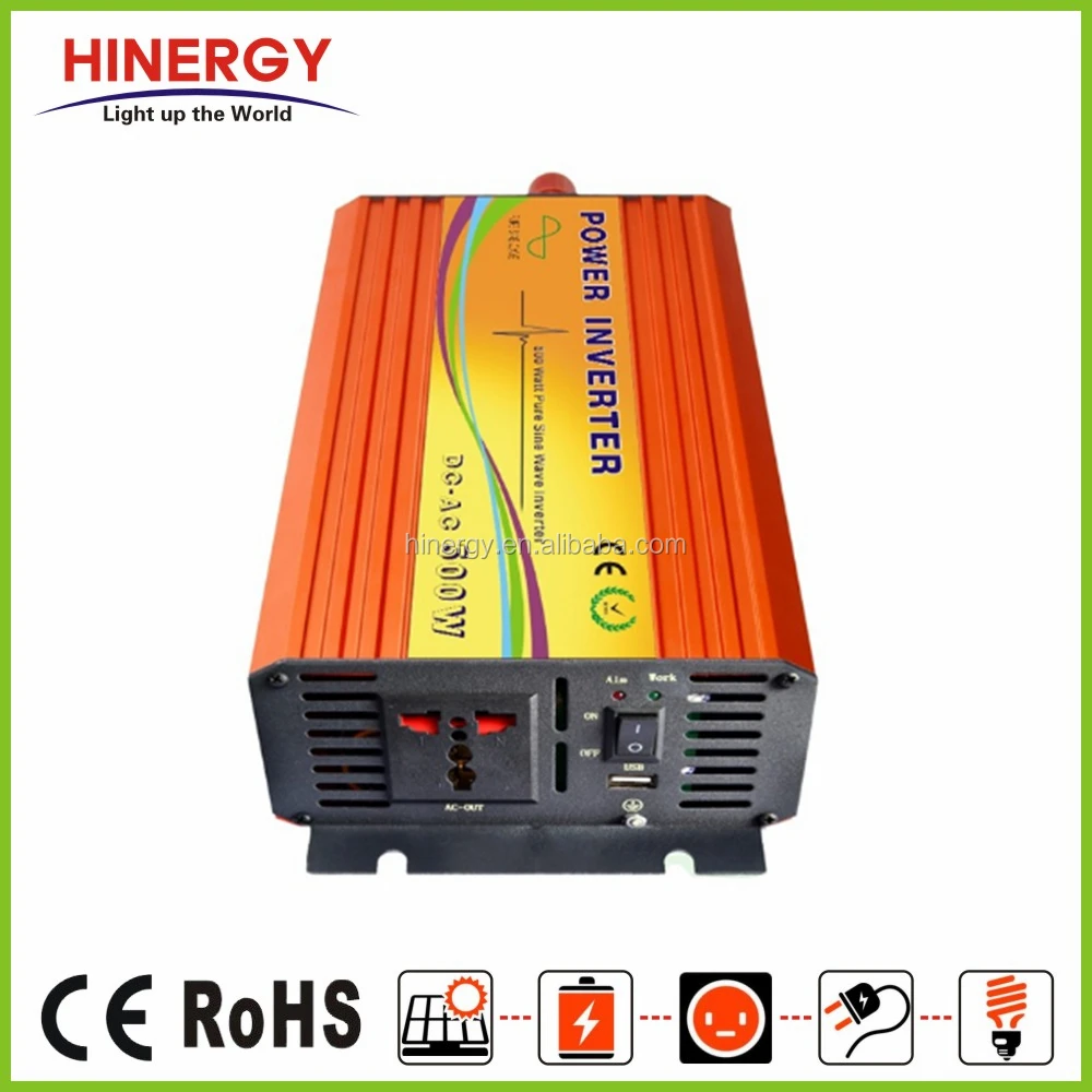 Off Grid Solar Power System Single-Phase 12/24/48V Dc to 120Vac 230V Ac Output Solar Inverter Camping  Setup Price