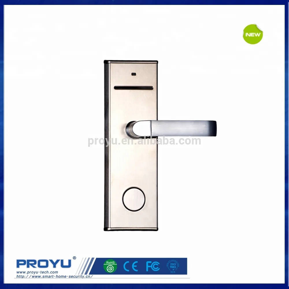 Card Reader IC Card Insert Door Lock for Hotel Locking System IC Door Lock
