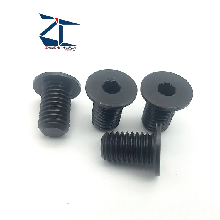 Ultra Low Head Socket Screw CBSTS Carbon Steel Flat M5 Black Round Head Handle Hand Screw Round Knurle Stainless Steel and Steel