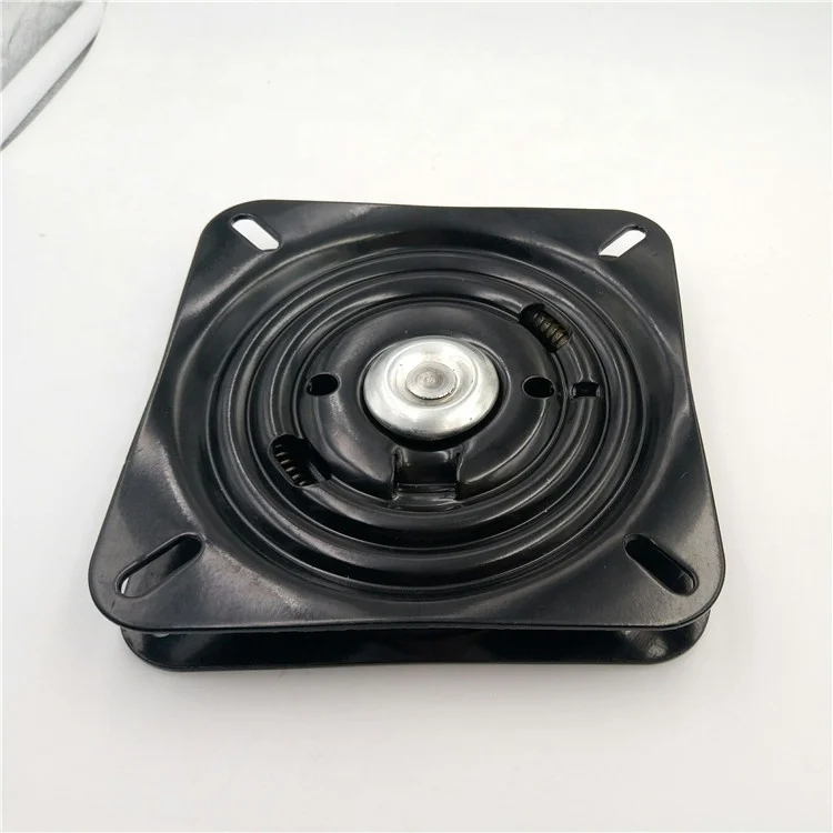 6 Inch Auto Memory Return Metal Lazy Susan Turntable square