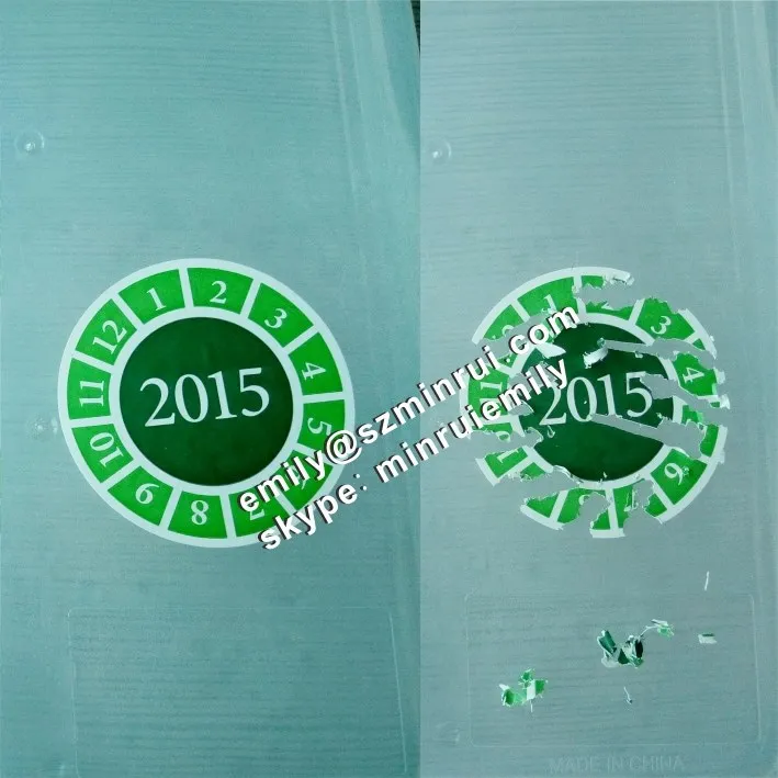 Custom Warranty Void if Seal Broken or Removed Sticker, Seal Calibration Void if Removed Labels