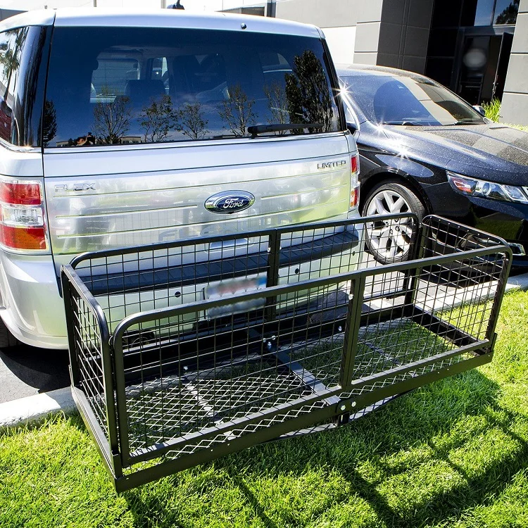 
2018 сцепное крепление, складной Автомобильный задний багажный стеллаж, грузовая корзина, автомобильные багажники на крышу 