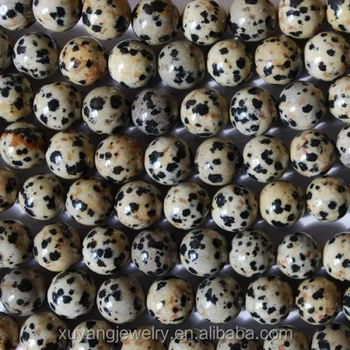 天然达尔马提亚碧玉圆珠珠宝制作 (ab1501) - buy dalmatian beads