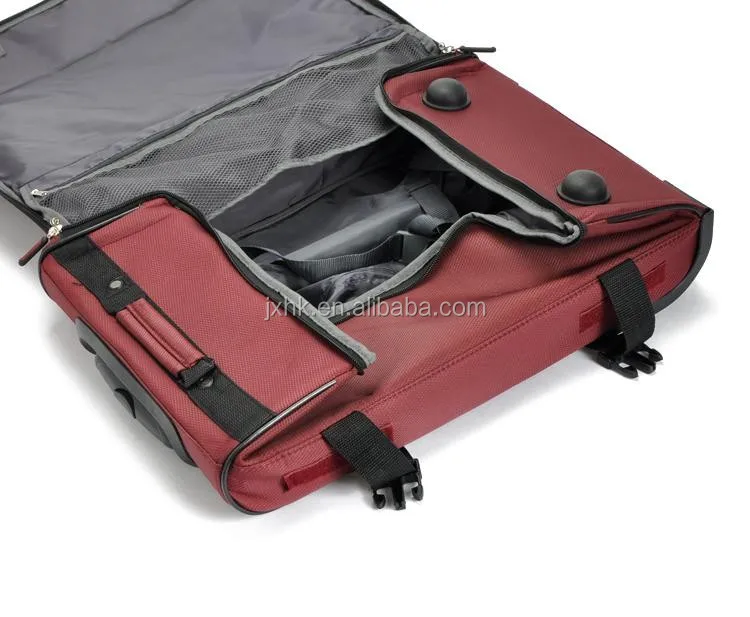 Red Polyester Travel Trolley Bag, For Luggage, Size: 22 Inch