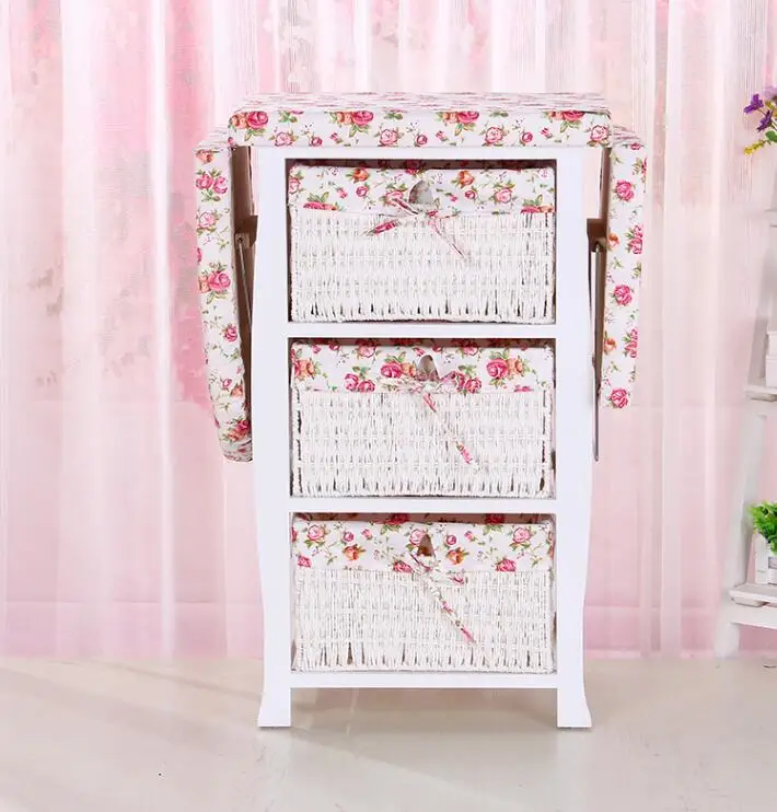 Adjustable Wooden Mounted Cabinet with Folding Ironing Board