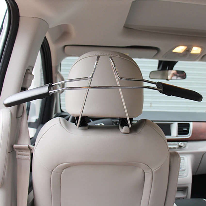 Chrome Sumex Car Interior Universal Headrest Mounted Metal Clothes Coat Hanger 