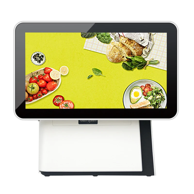 Dual Display Tablet windows 10 Pos System Intel I5 Big Screen Pos Terminal Android 11 Pos Machine