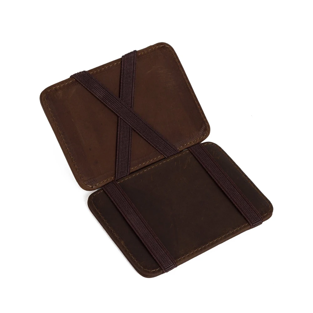 Wholesale Customized hot selling Credit Card Holder real leather human made  bifold wallet Magic Wallet From m.
