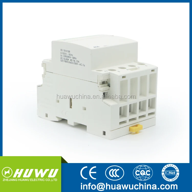 New Type Contactor Telemecanique 63A 2p 4p 1p Household AC Contactor